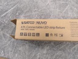 (4) Satco 4' Connectable LED Strip Fixture