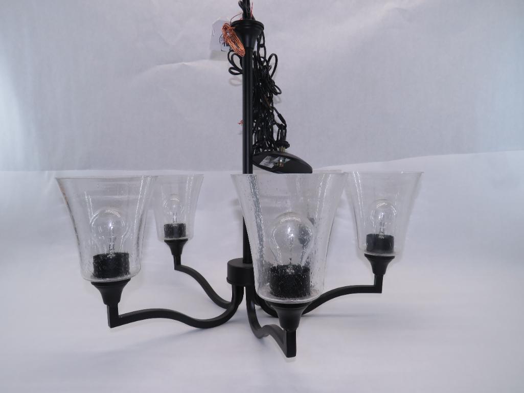 Millennium Lighting Matte Black Chandelier