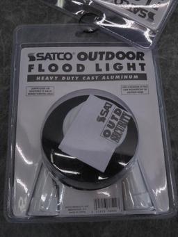(2) Satco Outdoor Flood Lights