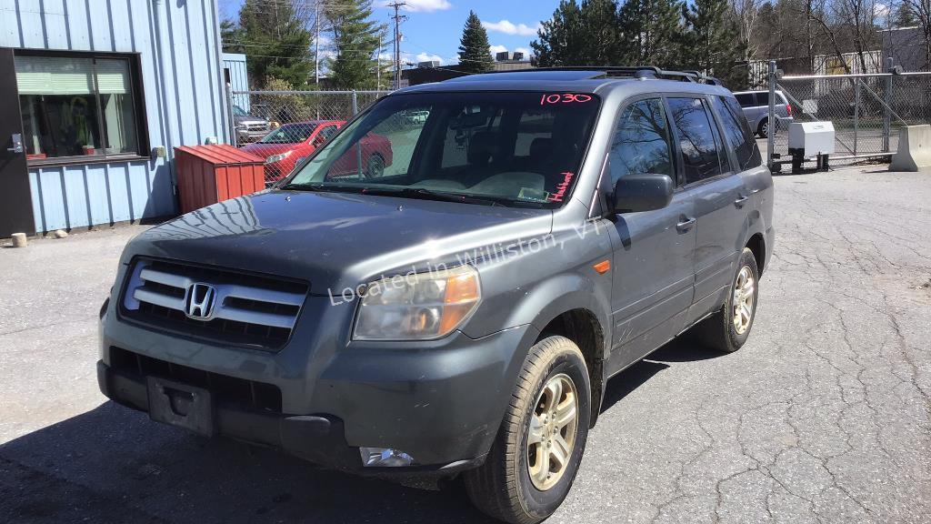 2008 Honda Pilot EX-L V6, 3.5L