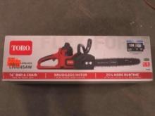 Toro 60v Cordless Chainsaw