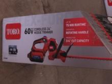 Toro 60v Cordless Hedge Trimmer