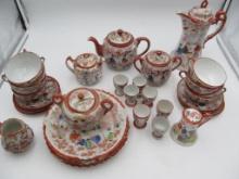 (39) Pieces Geisha Girl Japanese Porcelain