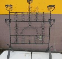 Wrought Iron Continental Fireplace Piece