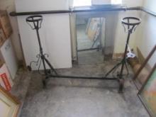 Small Wrought Iron Continental Fireplace Piece