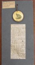1907 Falmouth MA Gosnold Tercentenary Medal