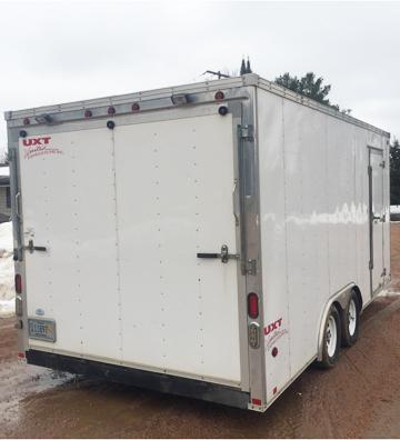 8.5’x18’ UXT Enclosed Job Trailer