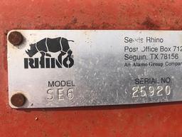 Rhino SE6 6' Brush Hog Rotary Mower