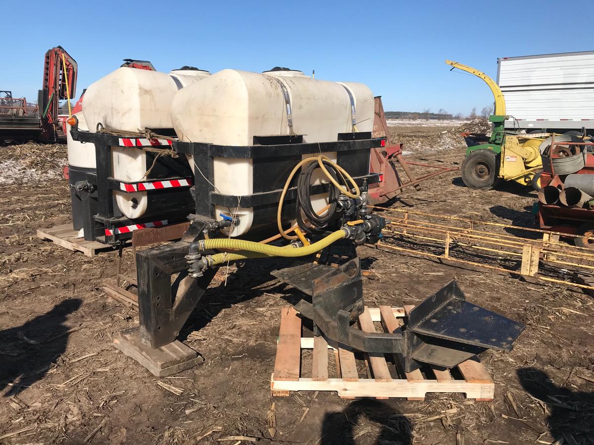 Twin 300 Gallon Saddle Tanks