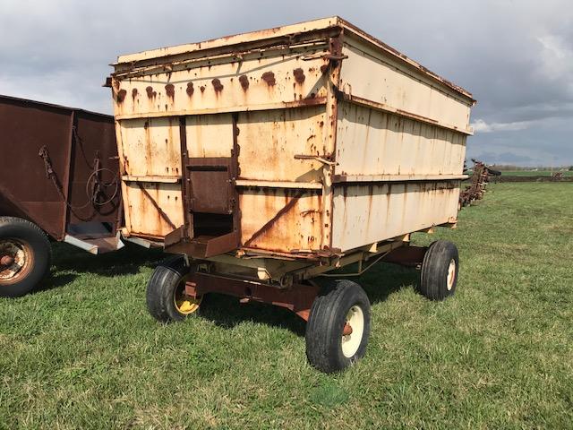 Yellow Dump Wagon