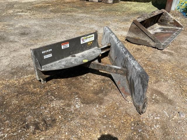 Becker 84" Skid Steer Angle Push Blade