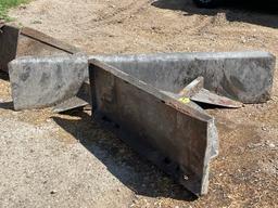 Becker 84" Skid Steer Angle Push Blade