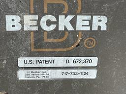 Becker 84" Skid Steer Angle Push Blade