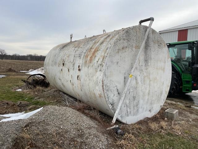 5,000 Gallon Steel Liquid Fertilizer Tank