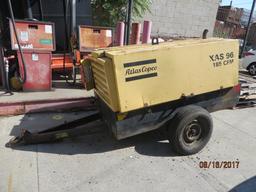 Atlas Copco 185 CFM Compressor, Model  XAS96