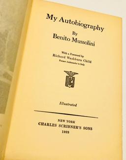 RARE My Autobiography by Benito Mussolini (1928)