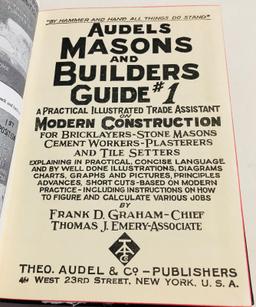 Audel's Mason's and Builder's Guide (1957) Three Volumes