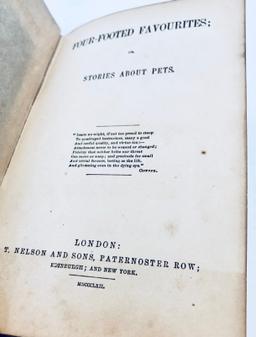 RARE Four Footed Favourites (1862) DOGS