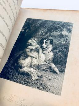 RARE Four Footed Favourites (1862) DOGS