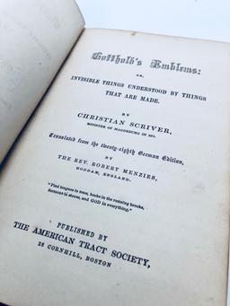 Gotthold's Emblems: Invisible Things Understood by Things That are Made by Christian Scriver (1859)