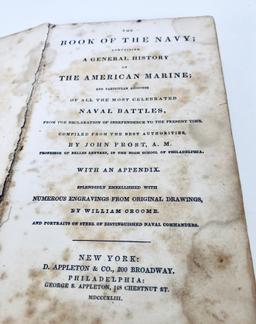 The BOOK OF THE U.S. NAVY (1853) All the Most Celebrated NAVAL BATTLES