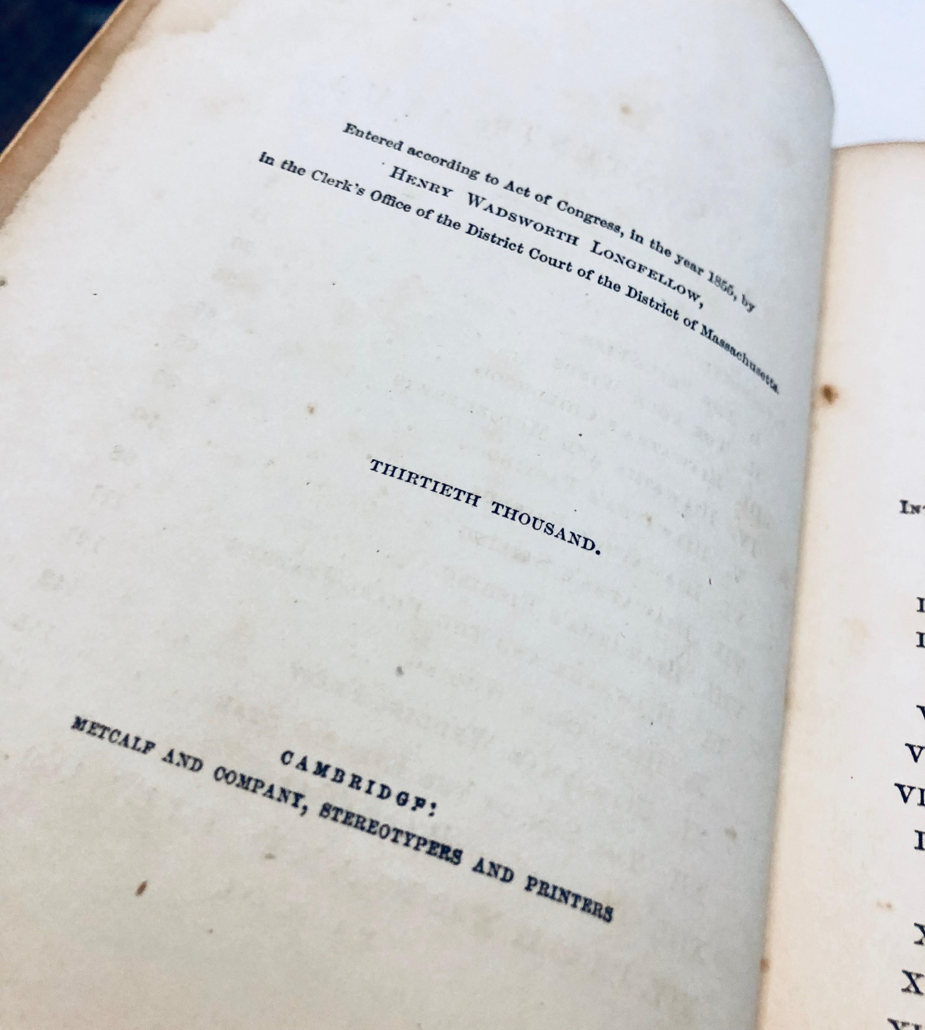 The Song of Hiawatha by Henry Wadswoth Longfellow (1856)