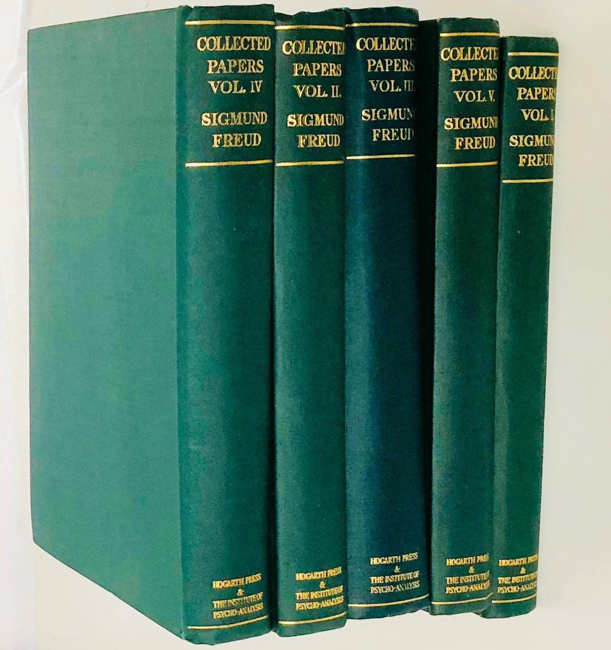 SIGMUND FREUD Collected Papers (1950) FIVE VOLUME SET