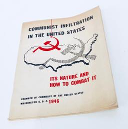 COMMUNISM INFILTRATION IN THE UNITED STATES (1946) Pamphlet