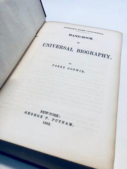 Hand-Book of Universal Biography (1852) Putnam's Home Cyclopedia