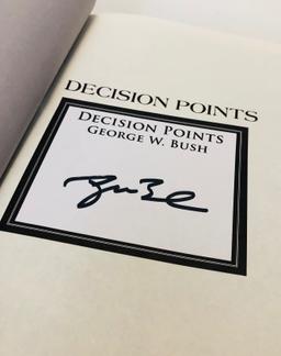 DECISION POINTS by George W. Bush SIGNED