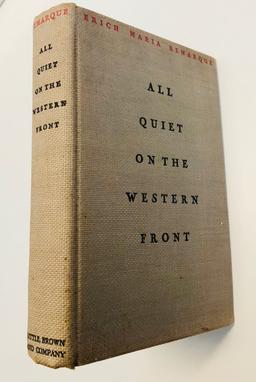 RARE All Quiet on the Western Front (1929) Erich Maria Remarque - FIRST US PRINTING