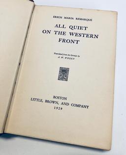 RARE All Quiet on the Western Front (1929) Erich Maria Remarque - FIRST US PRINTING