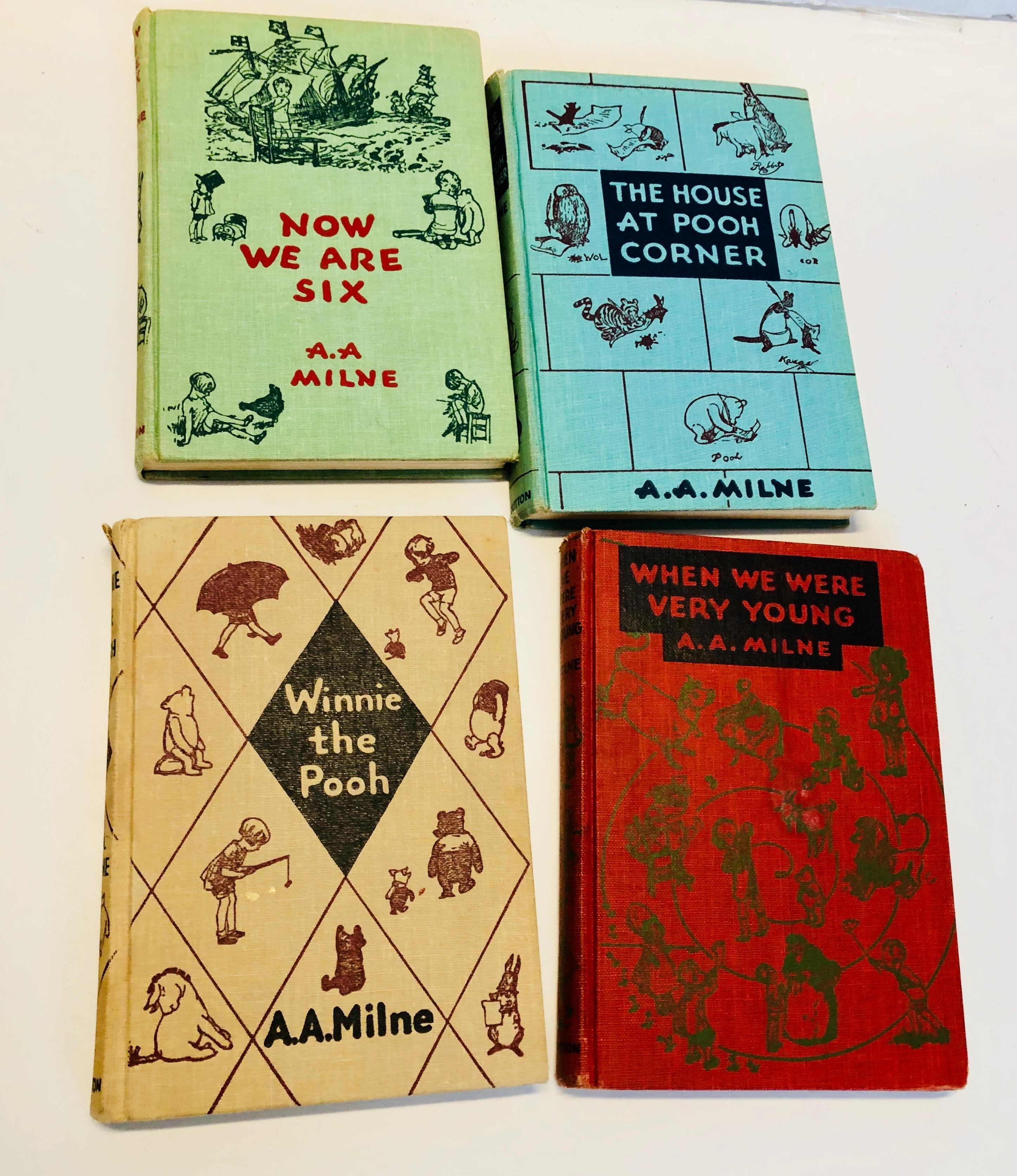 Collection of WINNIE THE POOH Books by A.A. Milne