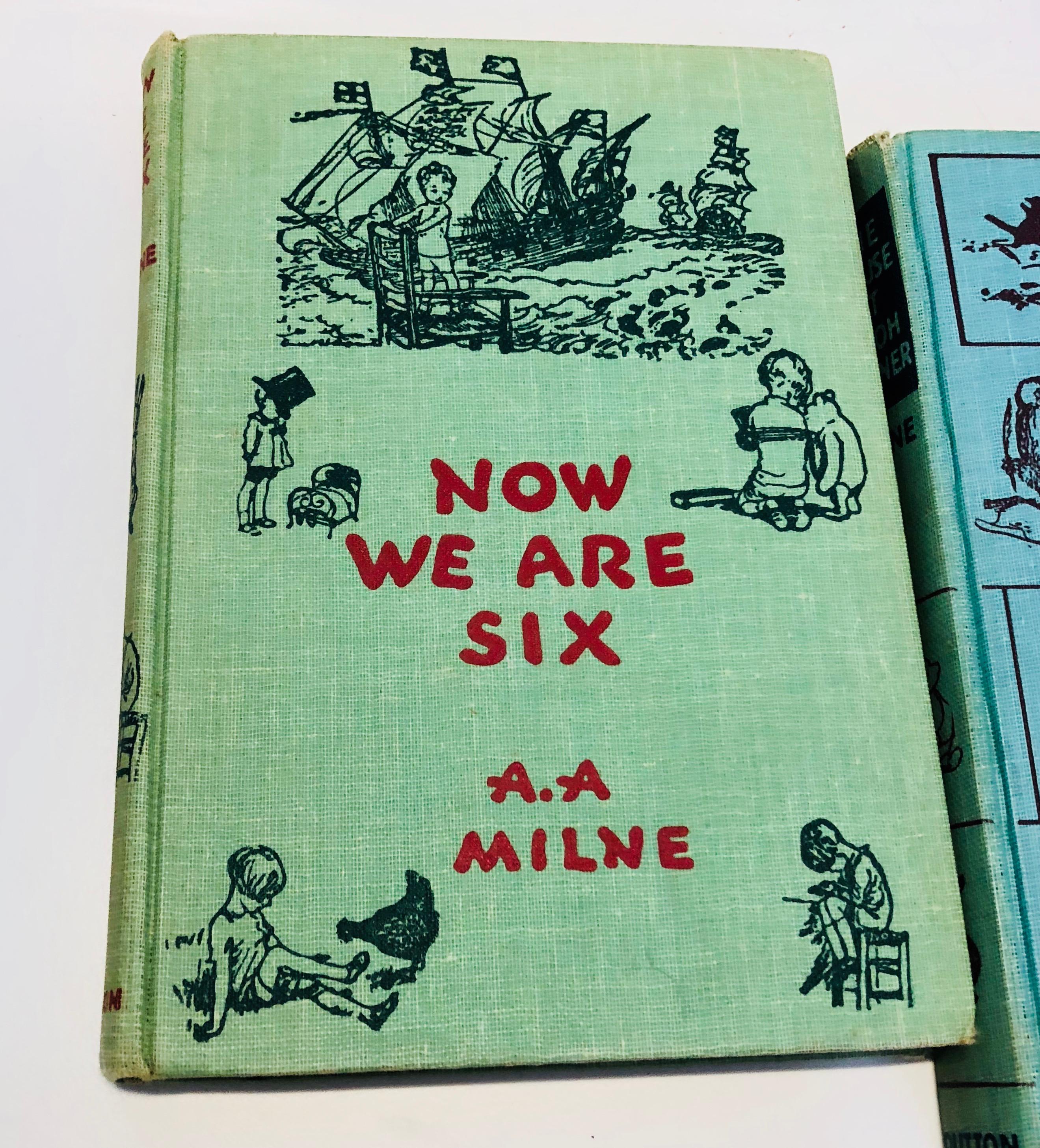 Collection of WINNIE THE POOH Books by A.A. Milne