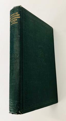 A Week on the Concord and Merrimac Rivers by Henry D. THOREAU (c.1900)