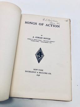 Songs of Action by A. Conan Doyle (1898) First Collection of Poetry