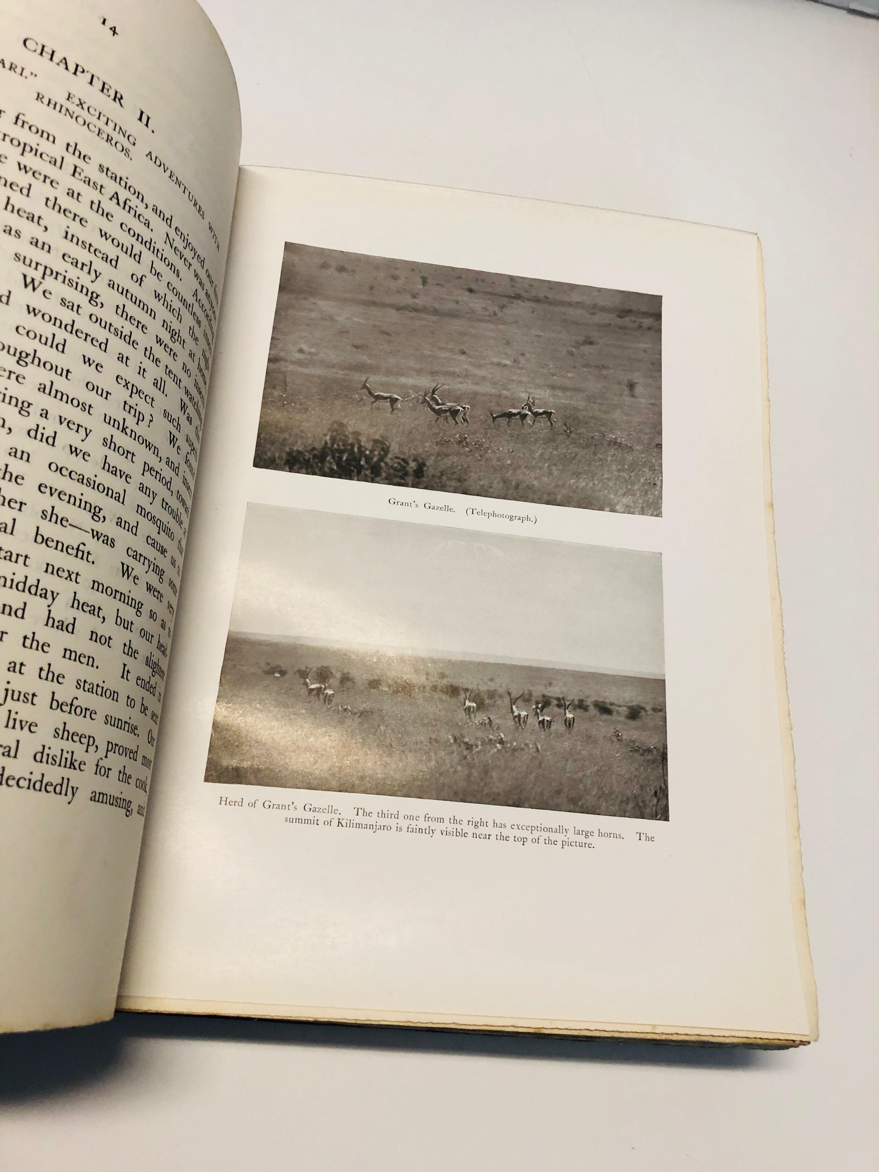 RARE CAMERA ADVENTURES IN THE AFRICAN WILDS an Account of a Expedition in British East Africa (1910)