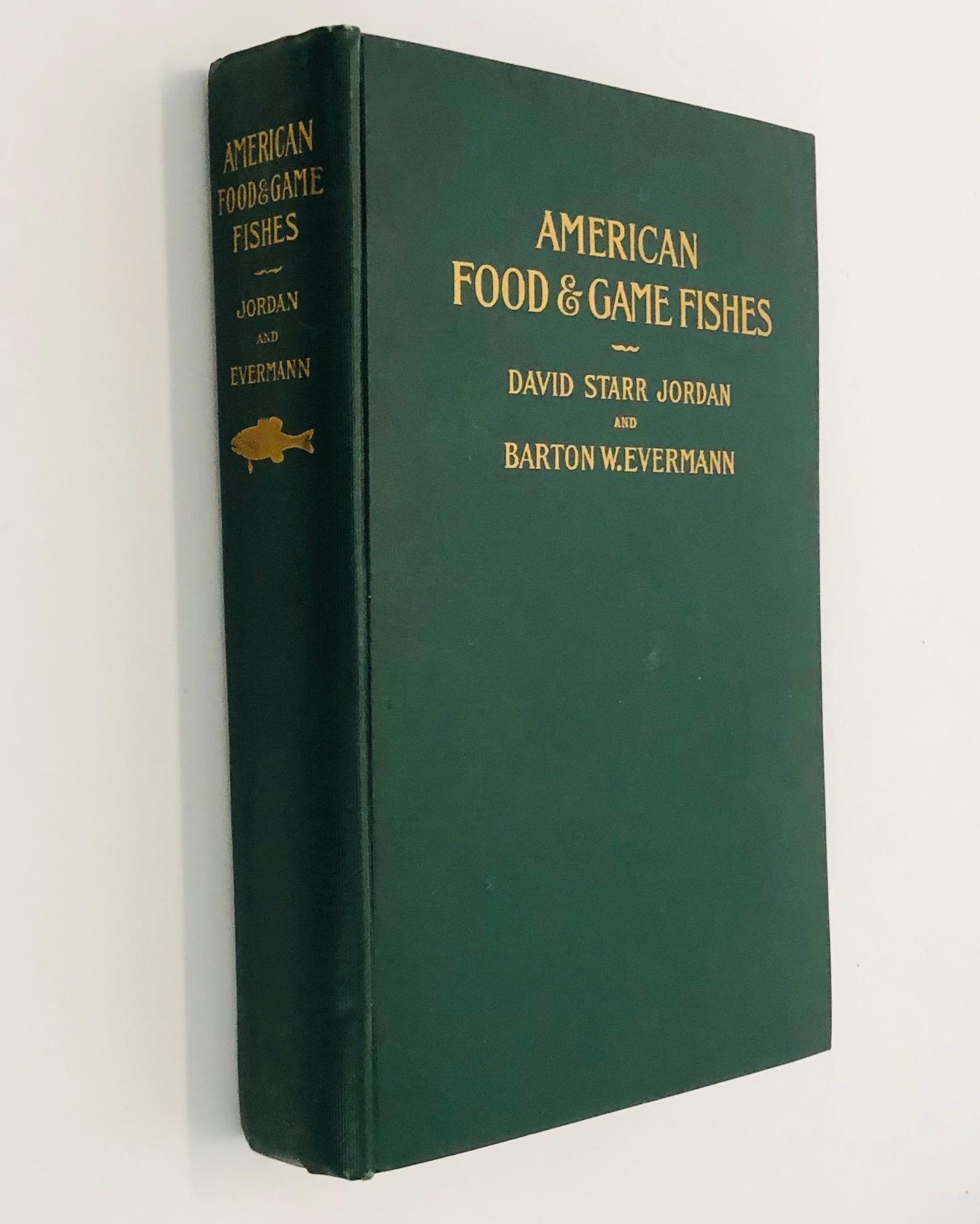 American FOOD and GAME FISHES by Jordan (1934)