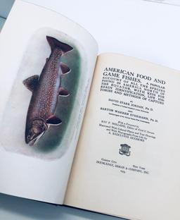 American FOOD and GAME FISHES by Jordan (1934)