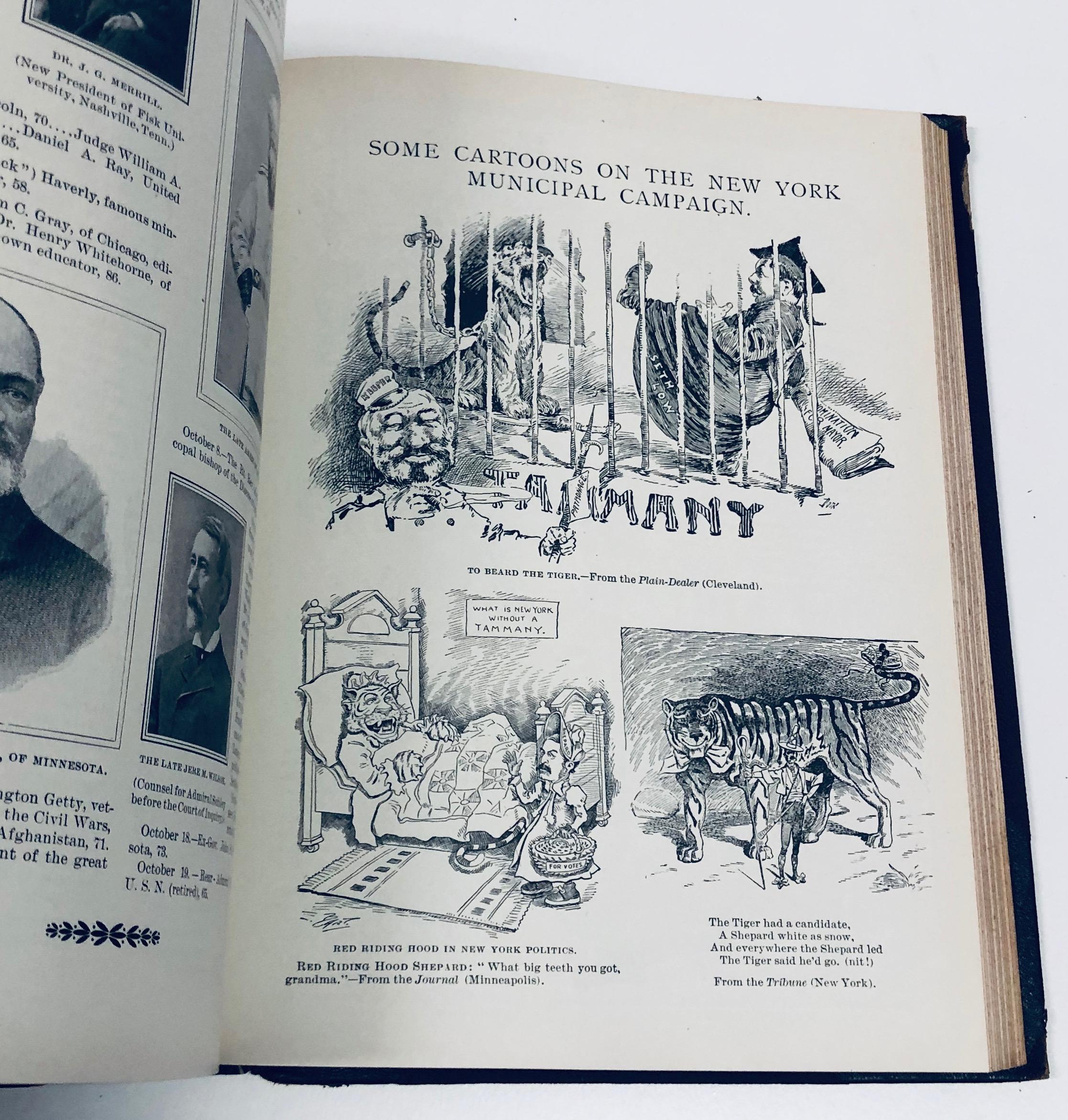 Review of Reviews Magazine BOUND (1901) with PRESIDENT MCKINLEY ASSASSINATION