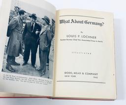 WHAT ABOUT GERMANY? by Lous P. Lochner (1942) HITLER NAZI