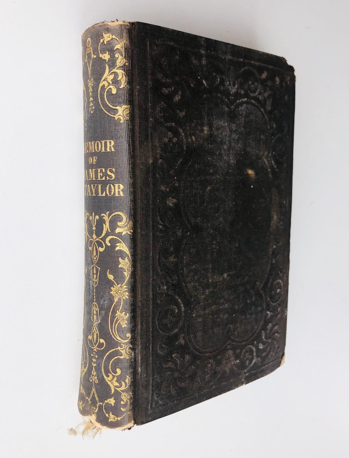 Memoir of JAMES BRAINERD TAYLOR (1833) Decorative Covers & Binding