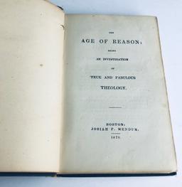 The Age of Reason: Being an Investigation of True and Fabulous Theology (1868)