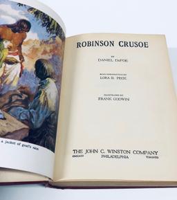 ROBINSON CRUSOE by Daniel DeFoe (c.1920)