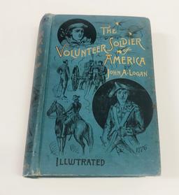 RARE The Volunteer Soldier of America (1887) Decorative Binding