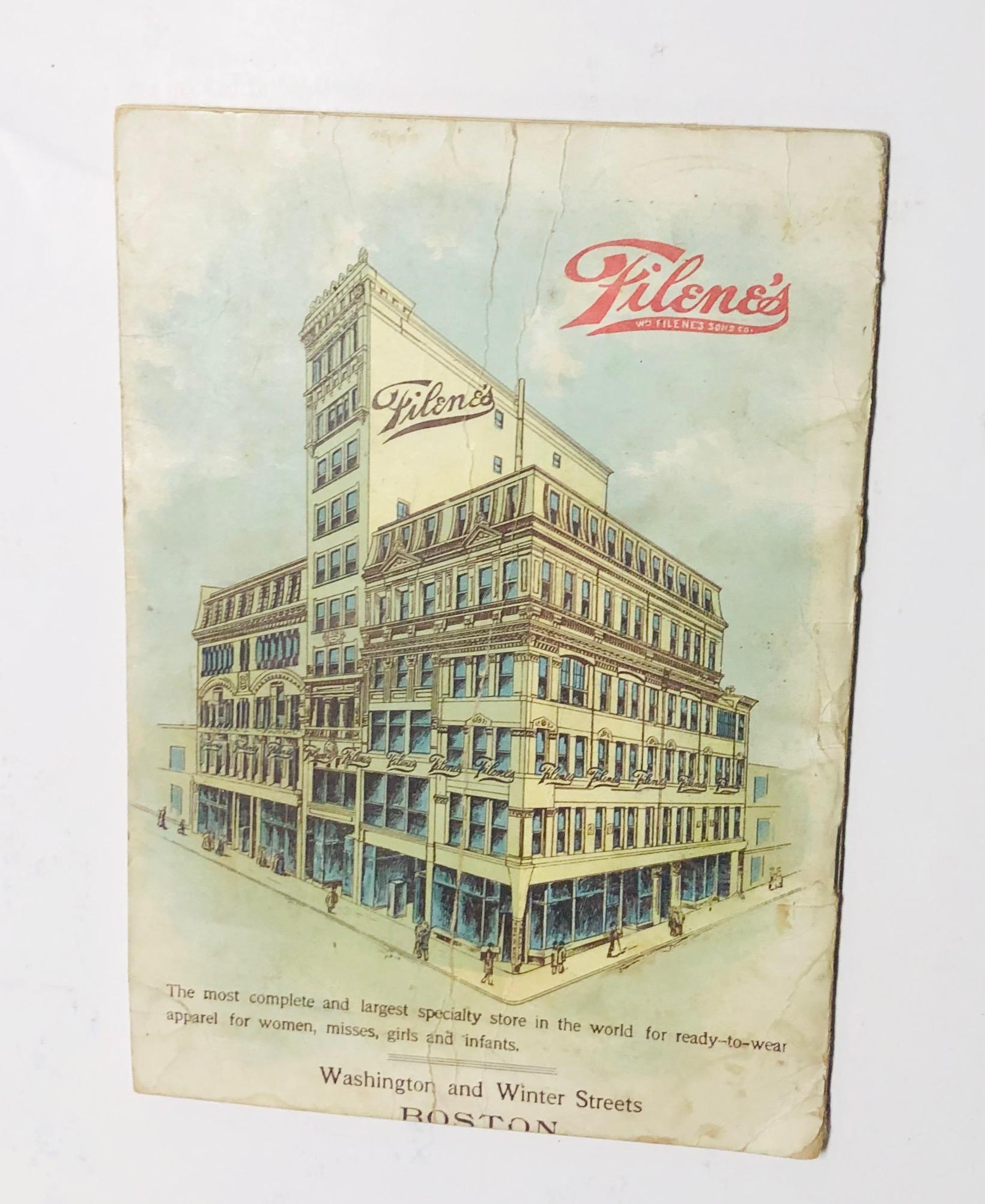 RARE Filene's Department Store (c.1909) CHRISTMAS GREETING Book