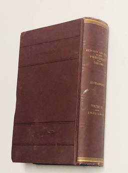 RARE Messages and Papers of the Presidents (1897) LINCOLN Edition with ASSASINATION