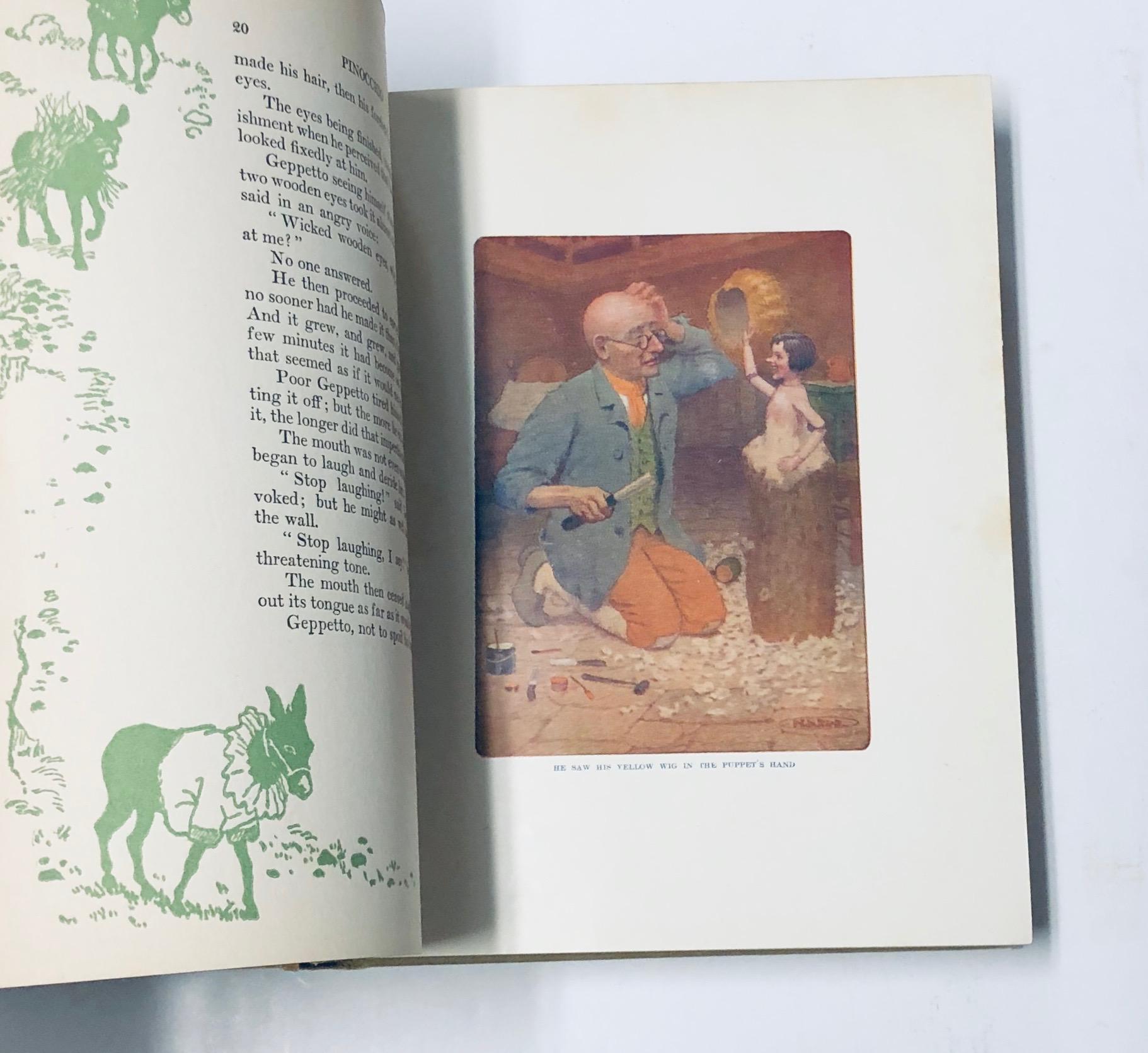 PINOCCHIO The Story of a Puppet by C. COLLODI (1920) with 14 Color Plates