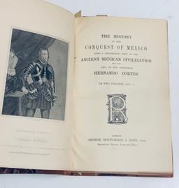 The History of the CONQUEST OF MEXICO (1880) Two Volumes