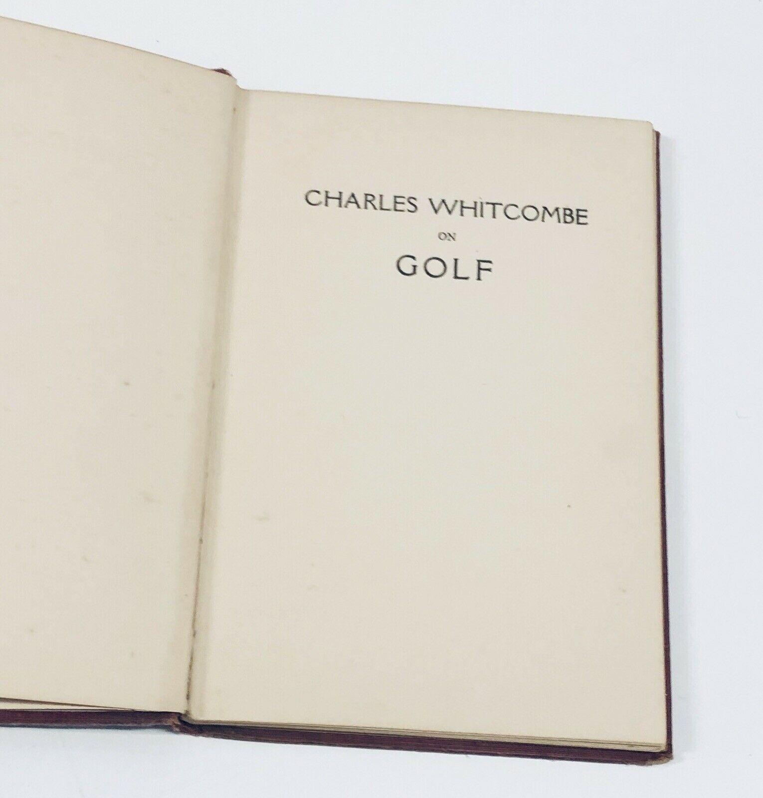Charles Whitcombe on GOLF (1931) UK Windsor House